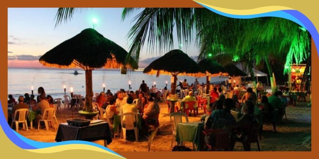 Alberto's Beach Bar Restaurant in cozumel near cruise port