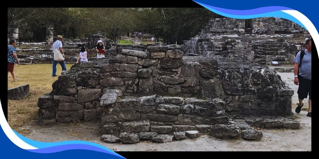 Altar of the Stelae san gervasio mayan archaeological site