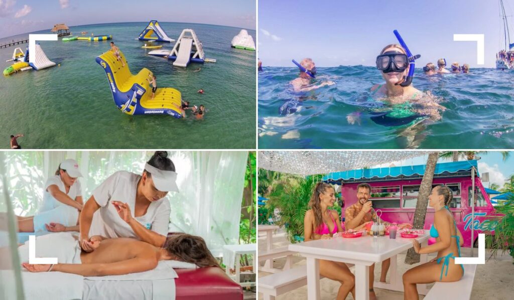 Amenities & Activities of paradise beach Cozumel