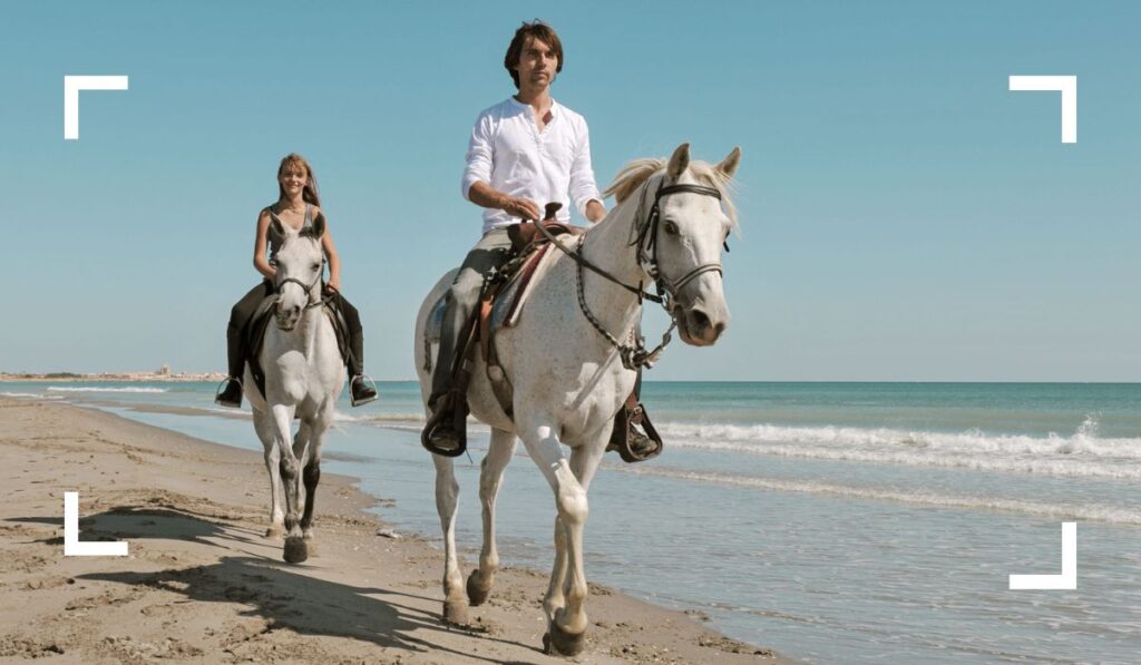 Horseback Riding on the Beach for couples things to do in cozumel