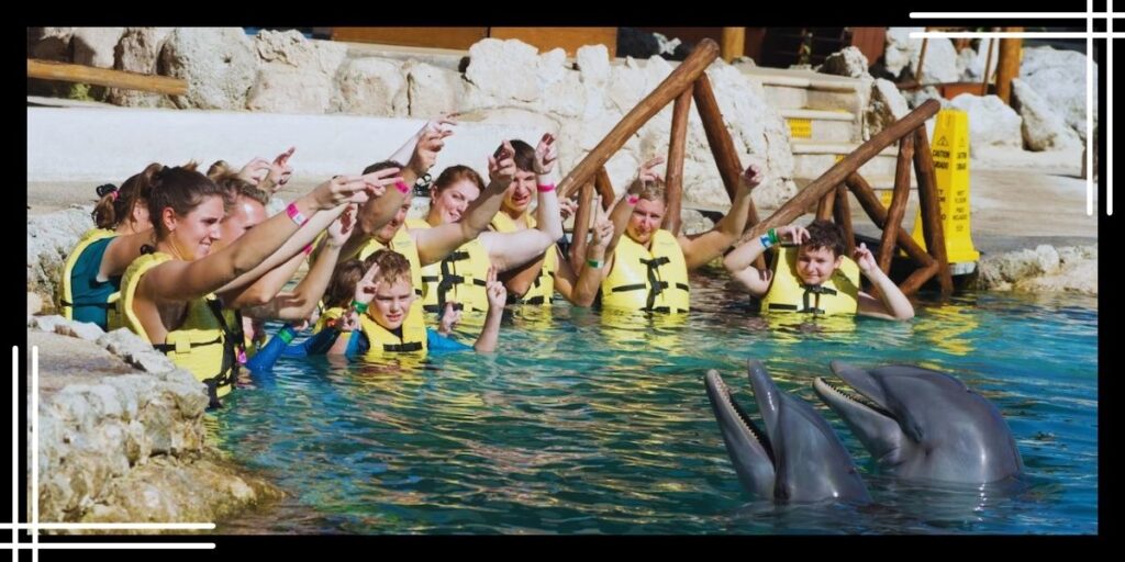 Swim with Dolphins in Dolphinaris Cozumel