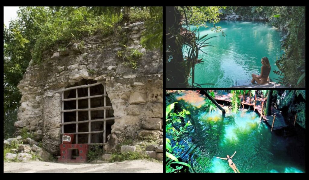 el cedral ruins, Cenote cozumel