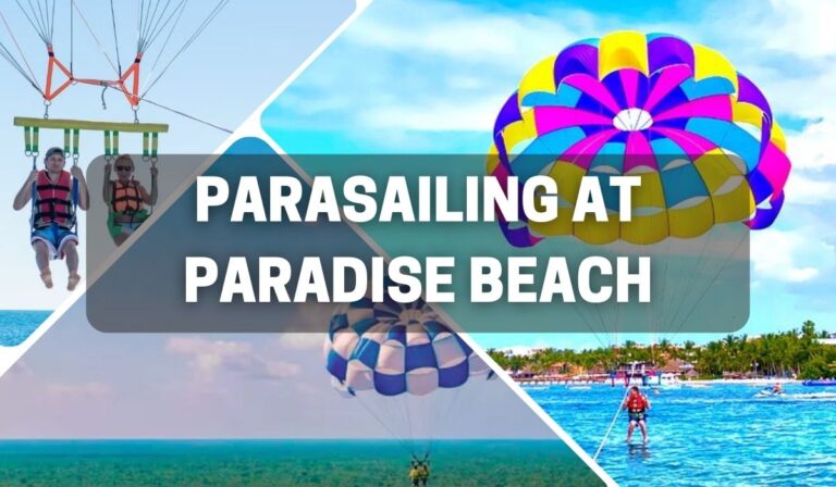 parasailing at paradise beach cozumel