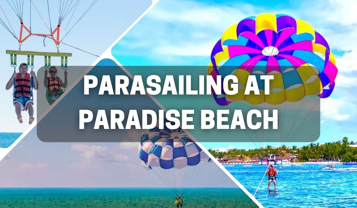 parasailing at paradise beach cozumel