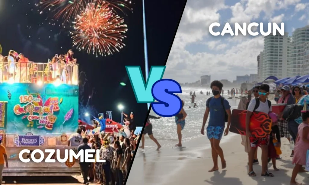 Crowds - Cozumel vs. Cancun