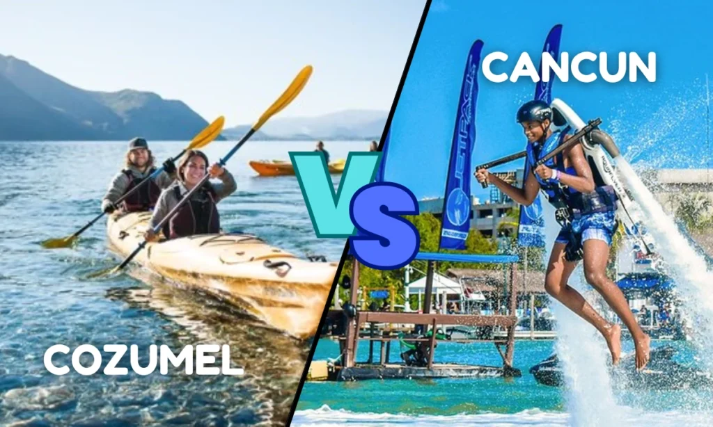 Water Activities - Cozumel vs. Cancun