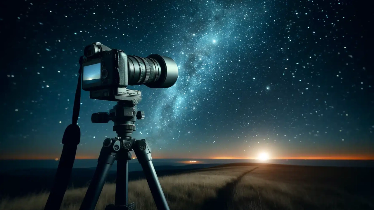 To Set Up a DSLR to Take Photos of the Stars - Focus Manually on a Bright Star
